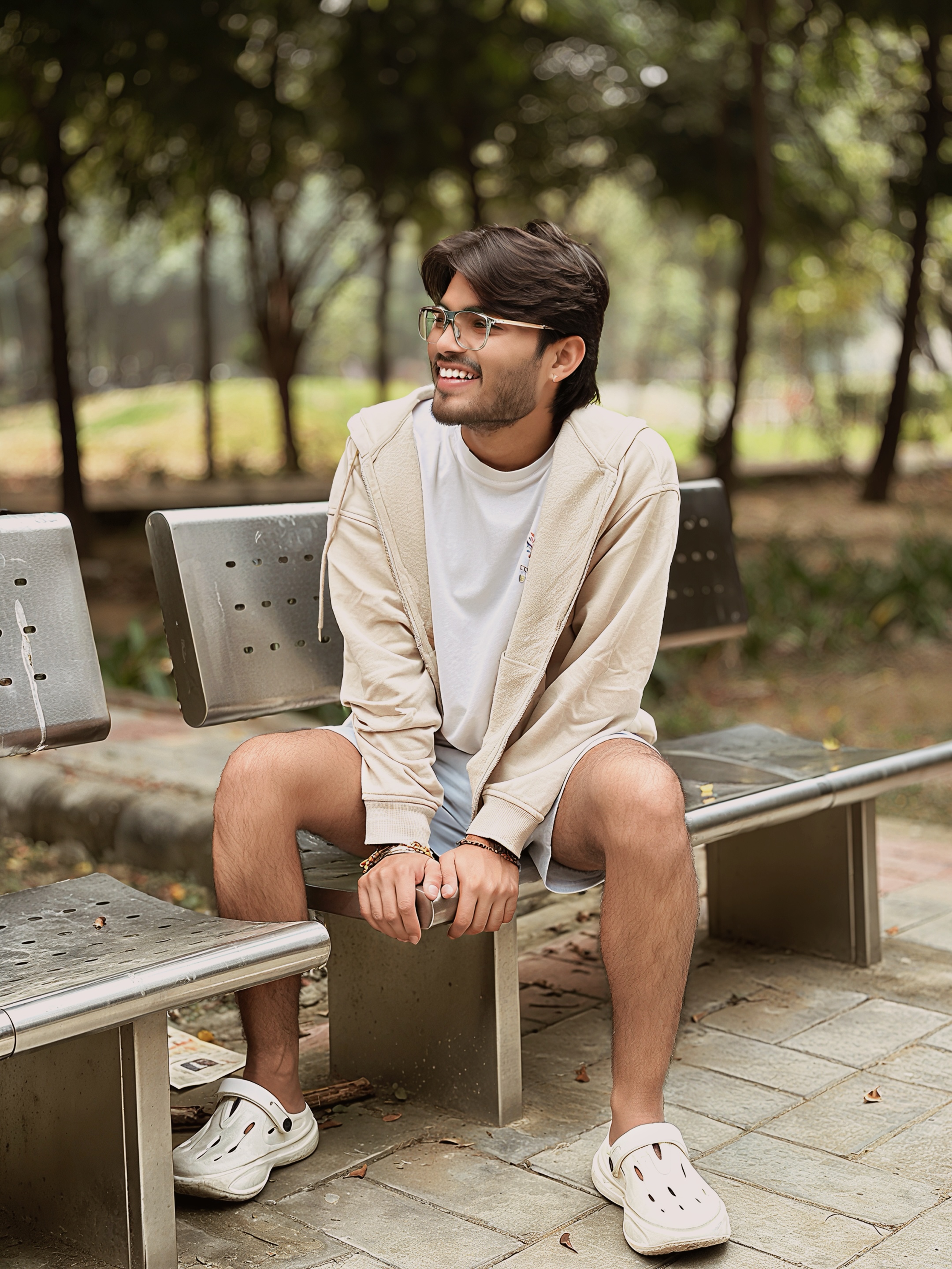 Portrait of Yuvraj Malgat outdoors